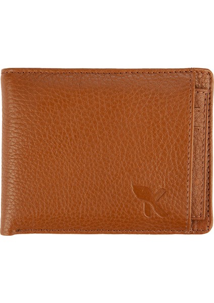 Hakiki Deri Erkek Cüzdan Çıkma Kartlıklı Taba C260-03