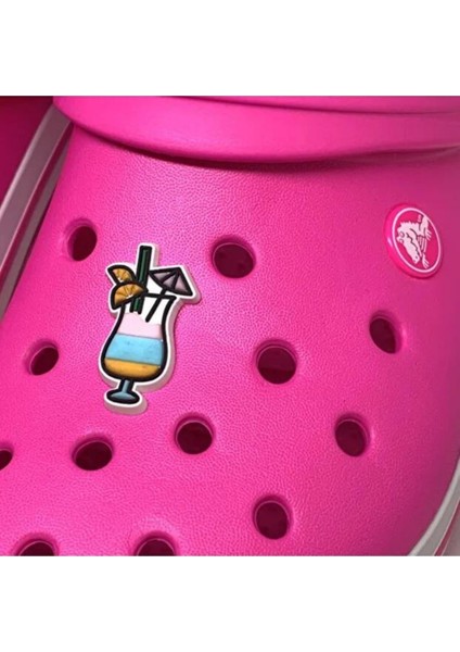 1160 Crocs Terlik Süsü Jibbitz Rainbow Kokteyl