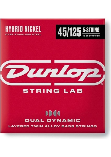 DBHYN45125 Hybrid Nickel 45-125 Bas Gitar Teli
