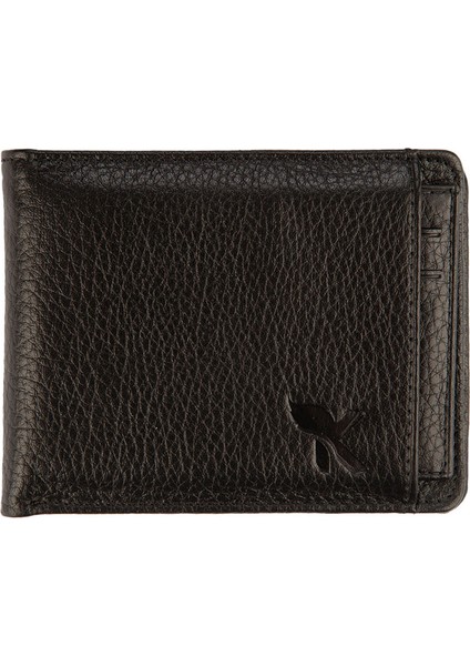 Hakiki Deri Erkek Cüzdan Çıkma Kartlıklı Siyah C260-01