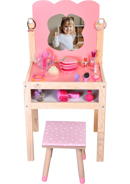 Ahşap Çocuk Makyaj Masası modelleri
