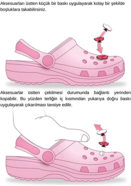 1163 Crocs Terlik Süsü Jibbitz Şemsiye