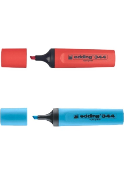 Eddıng Fosforlu Kalem (E-344) ( Nar Çiçeği-Mavi)