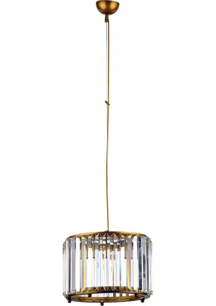 Luce Eskitme Renkli, Taşlı, Tekli Sarkıt Avize, BS.7428-52-30