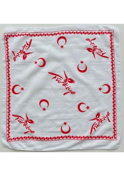 Kare Türkiye Bandana (4 Adet)