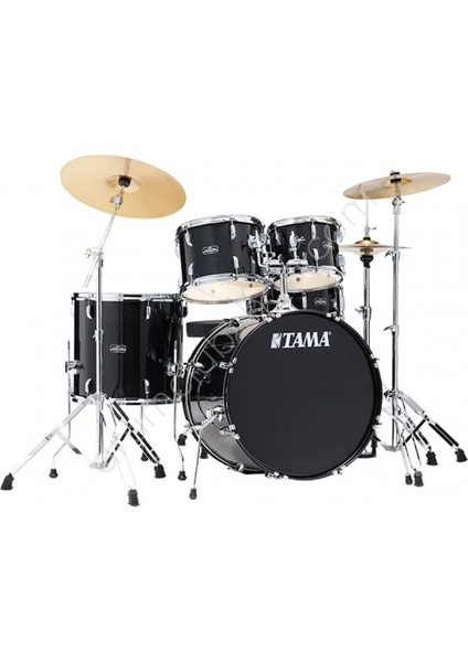 ST50H6C-BNS Stagestar Black Night Sparkle 5 Parça (20B/10T/12T/14F/14S) Aksamlı ve Zilli Akustik Davul Seti