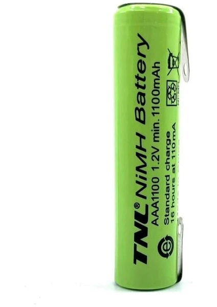 1100MAH 1.2V Aaa Puntalı Nimh Traş Makinesi Pili