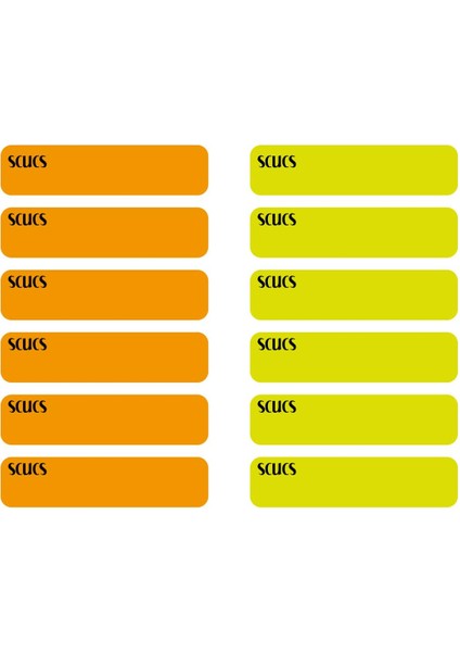 Scucs 1401 Yer Çizgi Işareti 6lı Set