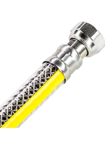 150 cm Doğal Gaz Flex Ocak Fırın Hortumu (Şartnameye Uygun Yeni Tip Örgülü)