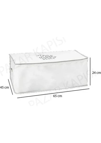 Aralar Home 3 Adet Baskılı Ipli Baza Hurcu 65 x 45 x 24 cm