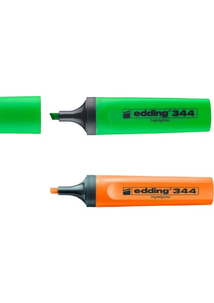 Eddıng Fosforlu Kalem (E-344) ( Yeşil-Turuncu)