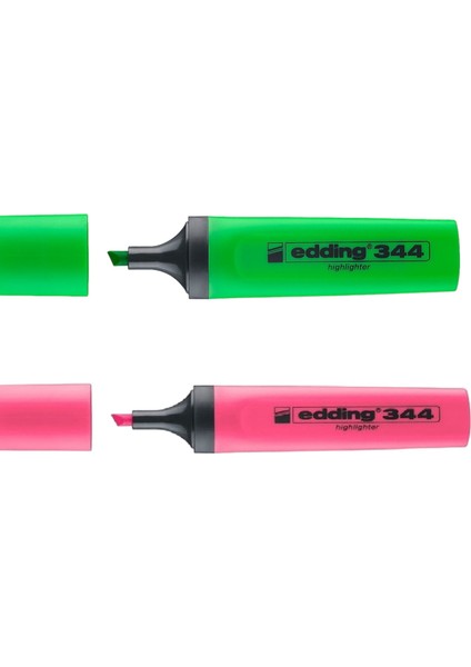 Eddıng Fosforlu Kalem (E-344) ( Yeşil-Pembe)