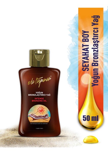 Eda Taşpınar Mini Seyahat Boy 50 ml Yoğun Bronzlaştırıcı Yağ SPF0