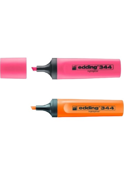 Eddıng Fosforlu Kalem (E-344) ( Pembe-Turuncu)