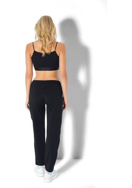 Kadın Siyah Iki Iplik Eşofman Altı 2721 fırsatları