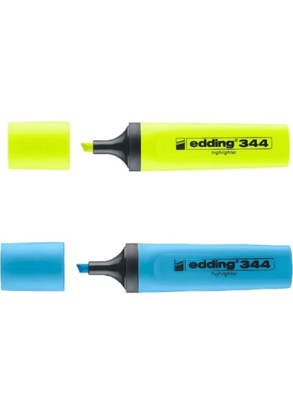 Eddıng Fosforlu Kalem (E-344) ( Sarı-Mavi)