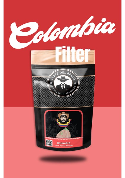 Caffe Del Bello Kolombiya Filtre Kahve 250 gr