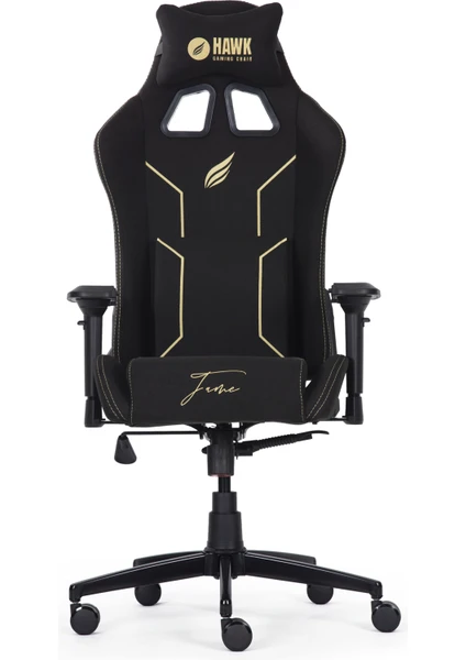 Hawk Gaming Chair Fame Gold Kumaş Oyuncu Koltuğu