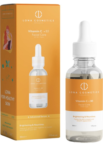 Aydınlatıcı Set Vitamin C+B3 ve Hyaluronic + Vitamin B5 Serum