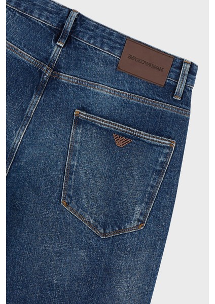 J06 Düşük Bel Slim Fit Jeans Erkek Kot Pantolon 3D1J06 1D06Z 0942 modelleri