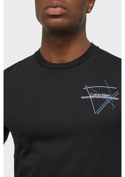 Pamuklu Regular Fit Bisiklet Yaka T Shirt K10K112482BEH Erkek T Shirt K10K112482 Beh modelleri