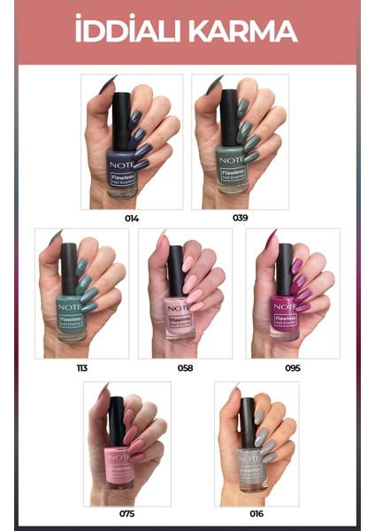 Nail Flawless 7'li Iddialı Karma Oje Seti