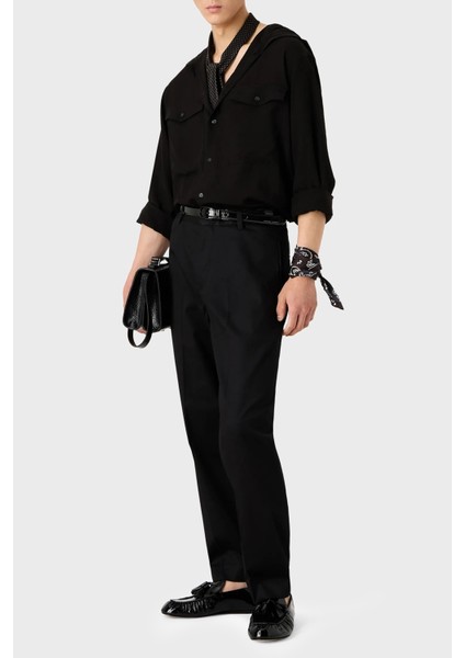 Relaxed Fit Kapüşonlu Gömlek Erkek Gömlek 3D1CG5 1nkgz 0999