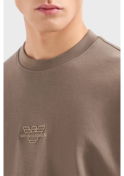 Pamuklu Regular Fit Bisiklet Yaka Sweat Erkek Sweat 3D1M62 1jhsz 0440 fırsatları
