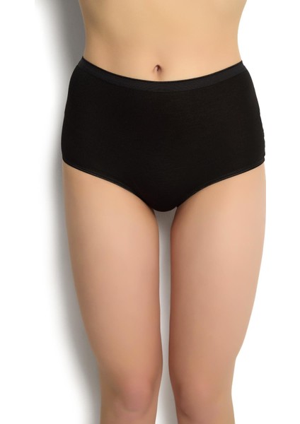 Kadın Siyah Arkası Dantelli Yüksek Bel Külot 692 fiyatları