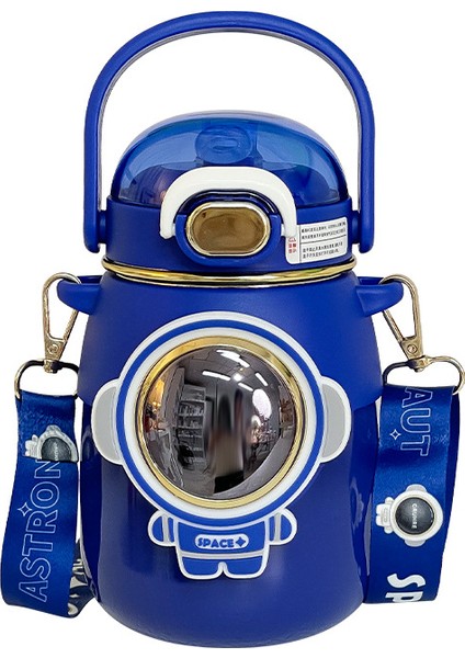Sevimli Astronot Saman Yalıtımlı Su Bardağı (Yurt Dışından)