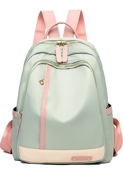 2024 Yeni Oxford Kumaş Sırt Çantası Kadın Büyük Kapasiteli Kore Versiyonu Çok Yönlü Kolej Tarzı Sırt Çantası Su Geçirmez Hafif Seyahat Çantası (Yurt Dışından)