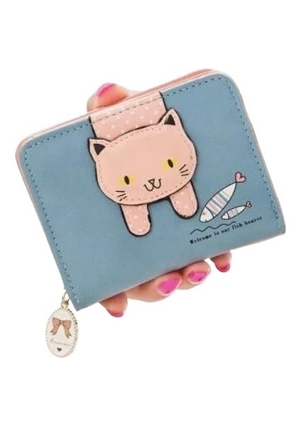 Sevimli Hayvan Fermuarlı Cüzdan (Yurt Dışından)