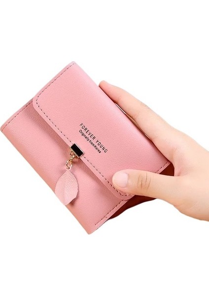 Basit Çok Fonksiyonlu Üç Katlı Yaprak Küçük Cüzdan (Yurt Dışından)