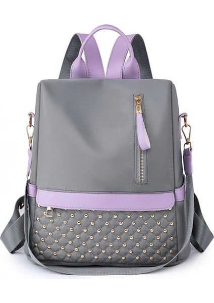 Günlük Kontrast Renkli, Büyük Kapasiteli, Çok Fonksiyonlu Sırt Çantası (Yurt Dışından)