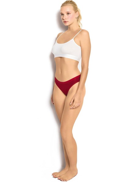 Kadın Viskoz Külot Bordo 691 fiyatları