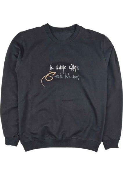 Erkek Çocuk Mevsimlik Sweatshirt 12-15 Yaş It Always Seems