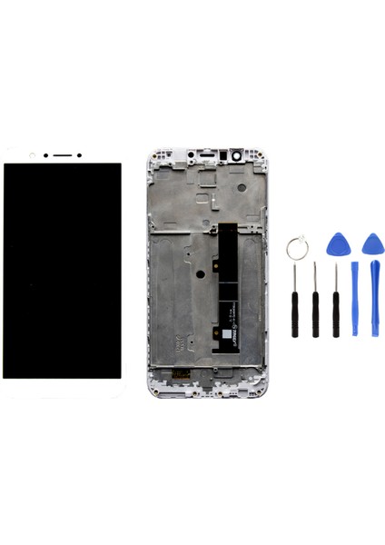 General Mobile Discovery Gm8 Çıtalı Uyumlu LCD Ekran Dokunmatik Beyaz