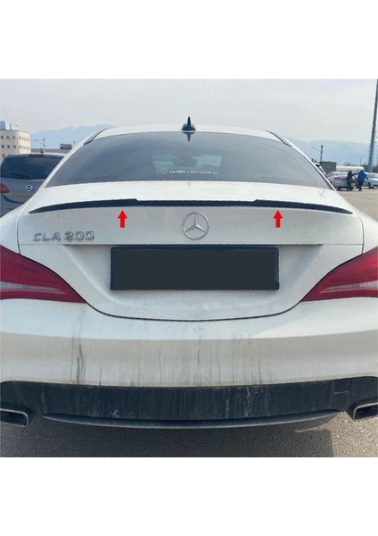 Fams Otomotiv Mercedes Cla 200 2014 Üzeri Yarasa Spoiler Esnek Plastik 122 cm Siyah