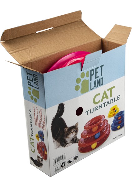 3 Katlı Kedi Oyuncağı