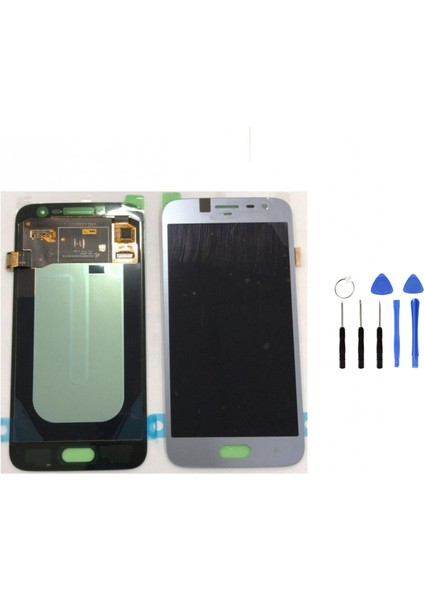 Samsung J2 Pro J250 Uyumlu LCD Ekran Dokunmatik Gümüş
