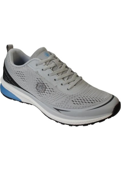Erkek Gri Siyah Sneaker Memory Taban Spor Yürüyüş Ayakkabı