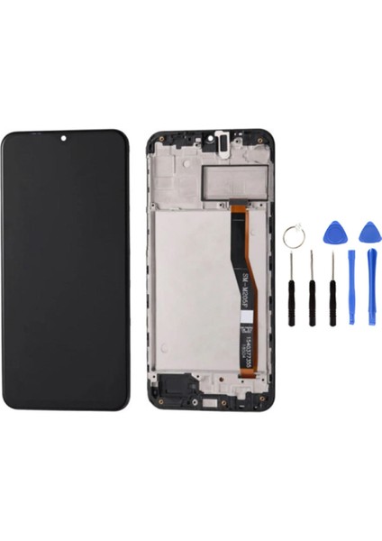 Samsung M20 M205 Çıtalı Uyumlu LCD Ekran Dokunmatik Siyah