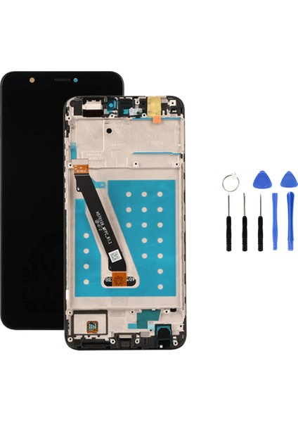 Huawei P Smart Çıtalı Uyumlu LCD Ekran Dokunmatik Siyah