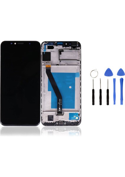 Huawei Y6 2018 Çıtalı Uyumlu LCD Ekran Dokunmatik Siyah