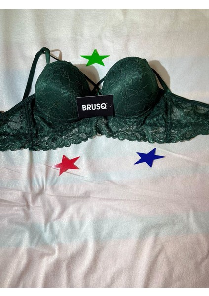 Dantelli Sütyen Takımı- Bralet Dolgulu Ipli fiyatları