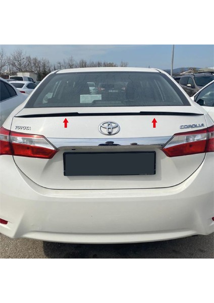 Fams Otomotiv Toyota Corolla 2015 Üzeri Yarasa Spoiler Esnek Plastik 122 cm