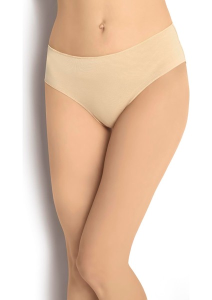 Kadın Ince Lastikli Ten Külot 681