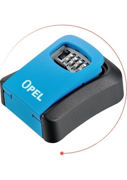 Kavisli 4 Bit Şifre Anahtar Kutusu Duvara Monte Keybox Duvar Asma Şifre Kilit Kutusu Spot (Yurt Dışından)