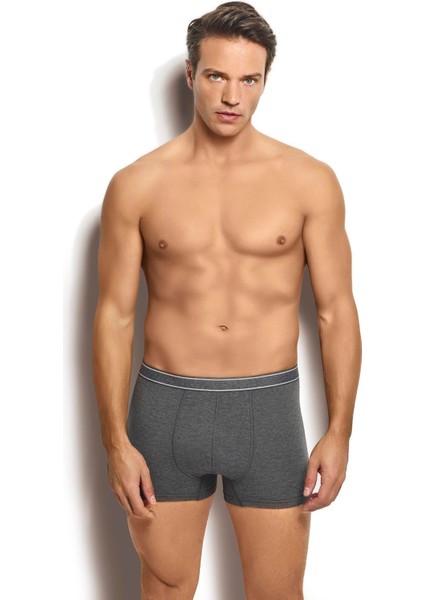 Erkek Antrasit Likralı Boxer 277