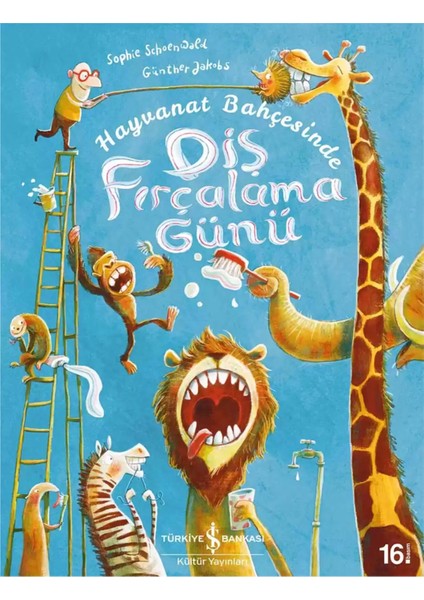 Hayvanat Behçesinde Yavru Hayvanlar - Hayvanat Bahçesinde Uyku Zamanı - Hayvanat Bahçesinde Diş Fırçalama Günü 3 Kitap Set - Sophie Schoenwald modelleri